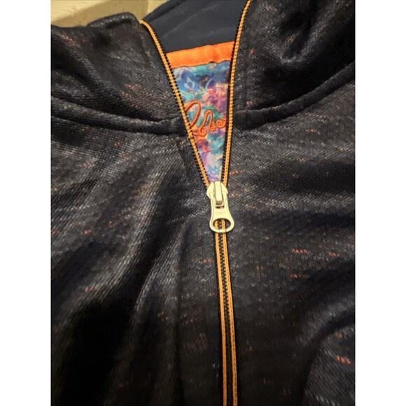 Robert Graham Pullover Men Size 2XL 1/4 Zip Blue Orange Sweater Sweater - Picture 4 of 4
